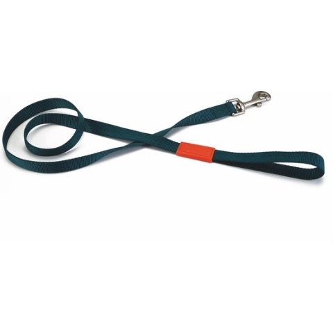 Beeztees nylon looplijn uni dark green120x15mm