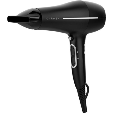 Carmen HD2275 - Föhn - 2200 Watt - ION technologie - Coolshot - Diffuser - Roterende bedieningsknop