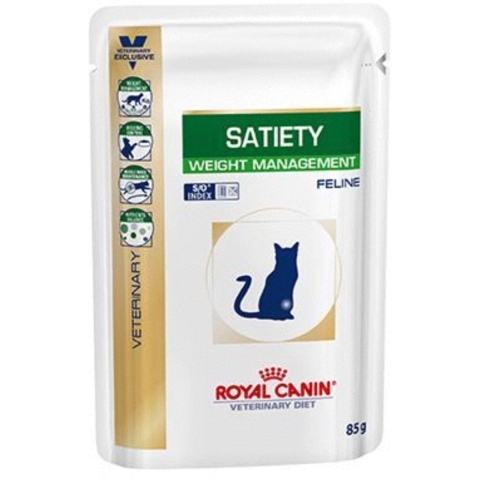 Royal Canin Veterinary Diet Feline Satiety Weight Management | 12 x 85 g