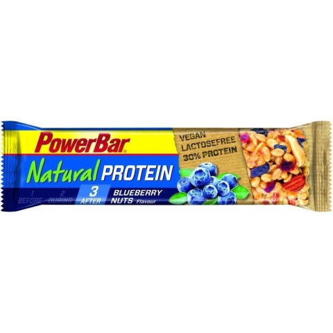 Natural Protein Blueberry Nuts 18 st./doos reep, Energierepen, Prestatievoeding