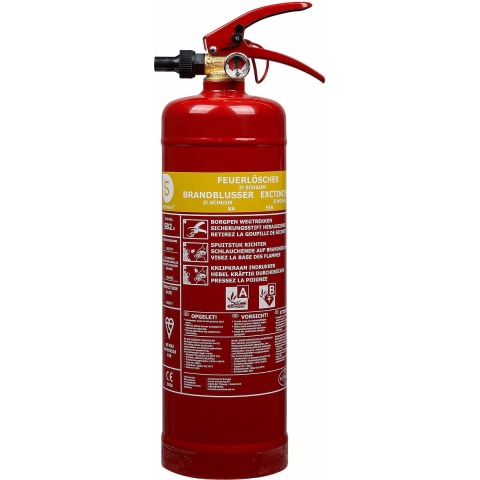 Smartwares 10.014.97 Brandblusser - 2 Liter - Schuim - Inclusief ophangbeugel - Brandklasse AB - BSI Gecertificeerd