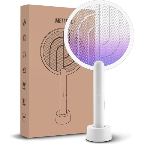 Membeli Elektrische Vliegenvanger - Vliegenmepper - 2500V 2-in-1 Muggenlamp - Vliegenlamp - Muggenvanger - voor Binnen en Buiten Insectenlamp - Vliege