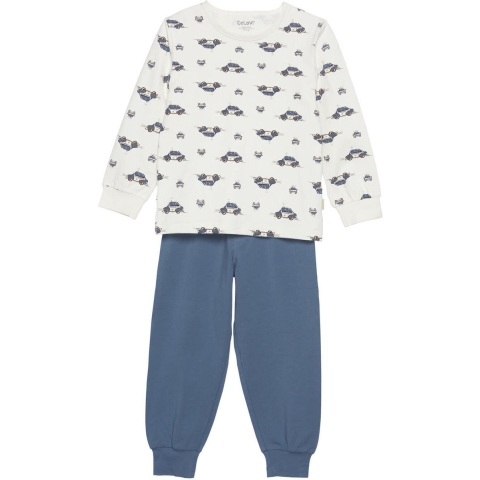 CeLaVi Pyjama set - Blue Fushion m. Politiewagens - CeLaVi - 90 - Pyjama - Tweedelig