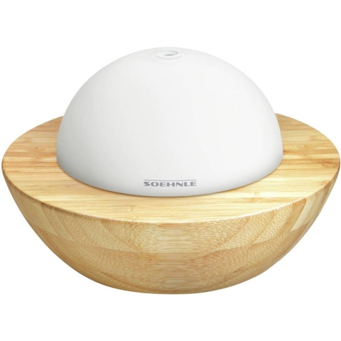 Soehnle 68087 Modena Aromaverspreider met LED-Verlichting Glas/Bamboe