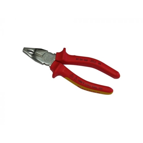 Knipex Kracht-kombitang | Meer-componentengrepen | Zwart geatramenteerd | Lengte 180 mm | Zelfbedieningskaart/blister - 02 02 180 SB