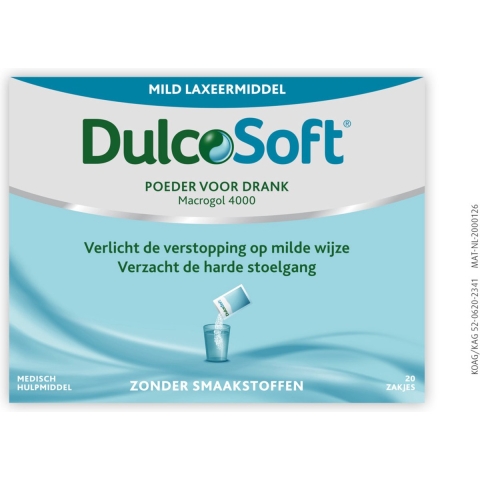 Dulcolax Dulcosoft Poeder 20 sachets