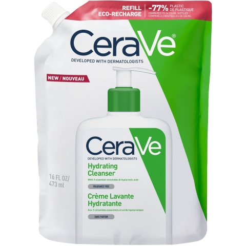 CeraVe Hydraterende Reinigingscrème Navulling | 473 ml