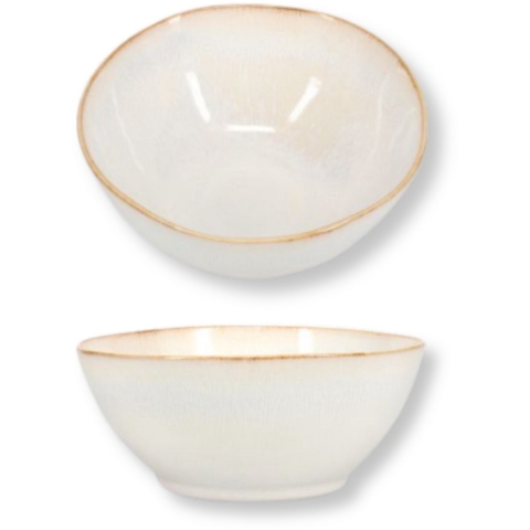 Salt & Pepper Soepkommen / Kommen Artisan Wit ø 17 cm - 4 Stuks