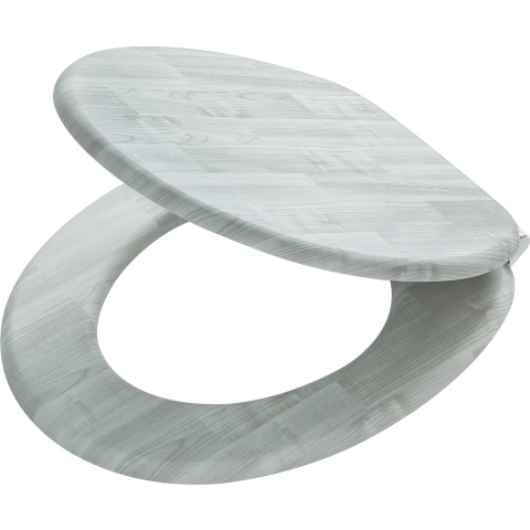 Tiger Titan WC bril - Toiletbril met deksel - Soft Close - MDF - Grijs