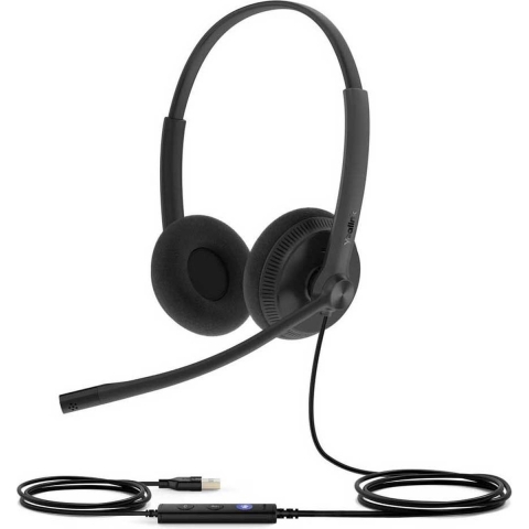 Yealink Yealink USB Headset UH34 Dual UC On Ear headset Zwart