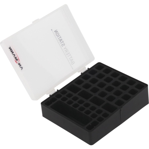 Ansmann Batterijbox 48 Batterijbox Aantal cellen: 48 AAA (potlood), AA (penlite), 9V (blok) (l x b x h) 173 x 138 x 63 mm