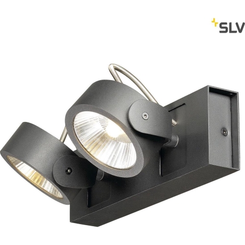 SLV 1000129 LED-plafondlamp 31 W Zwart