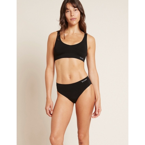 Boody Menstruatieondergoed Bikinislip Zwart Licht / Normaal Maat M