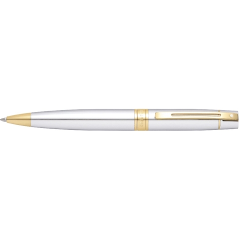 Sheaffer SF-E2934251 Balpen 300 Bright Chrome Gold Tone