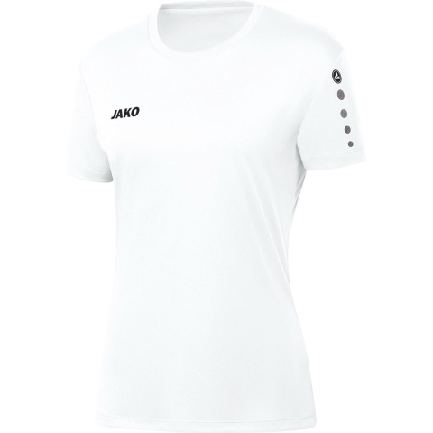 JAKO 4233D Shirt Team Km Dames - Wit - 34