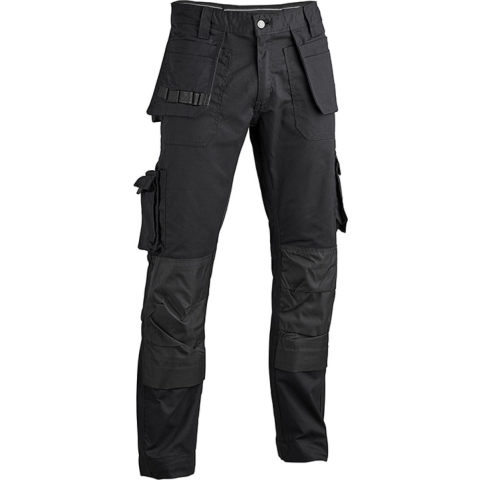 Gevavi Workwear - GW05 multipocketbroek zwart | Maat 50 - GW0500