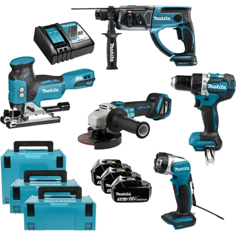 Makita DLX5044TJ Accu 18v speciale actieset - DLX5044TJ