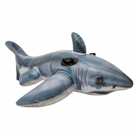 Opblaasbaar zwembadfiguur Intex Haai 173 x 5,6 x 10,7 cm (6 Stuks)