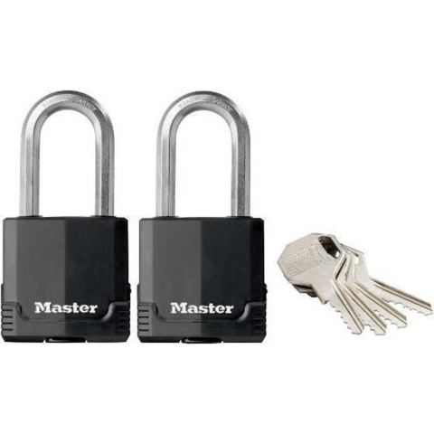Masterlock Hangsloten 49mm Set van 2 - M115EURTLF M115EURTLF