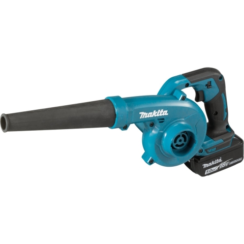 Makita DUB185RT | 18 V Accu Blazer 5,0 Ah accu (1 st), snellader, in doos
