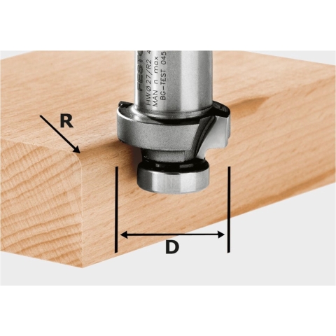 Festool HW R4-OFK 500 Freesbit Afrondfrees 27,0mm R4 - 490094