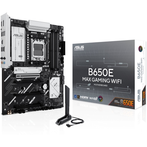 Asus MB B650E MAX GAMING WIFI Moederbord Socket AMD AM5 Vormfactor ATX Moederbord chipset AMD® B650