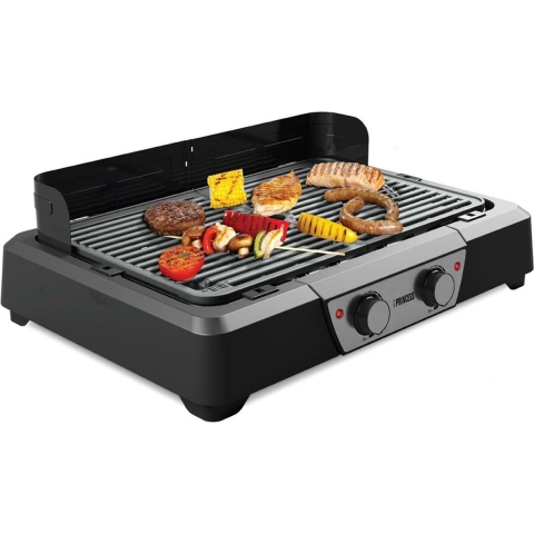 Princess BBQ Grill Tafel Zwart, Zilver