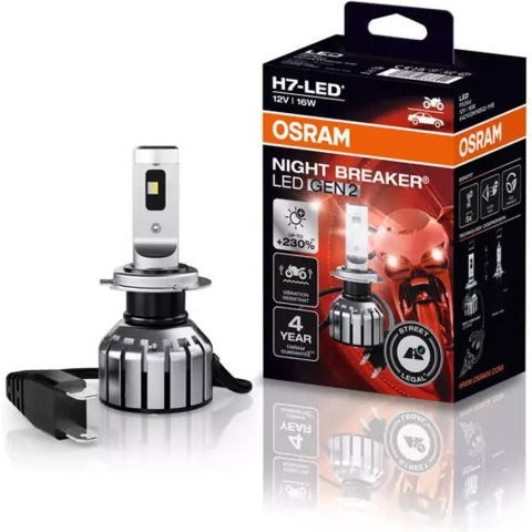 OSRAM 64210DWNBG2 LED-lamp Night Breaker LED H7 16 W 12 V