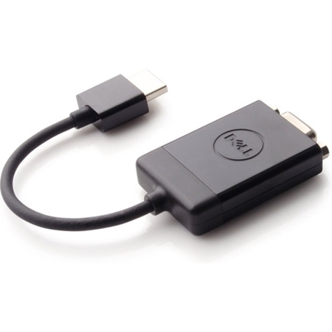 Dell 492-11682 HDMI / VGA Adapter [1x HDMI-stekker - 1x VGA-bus] Zwart