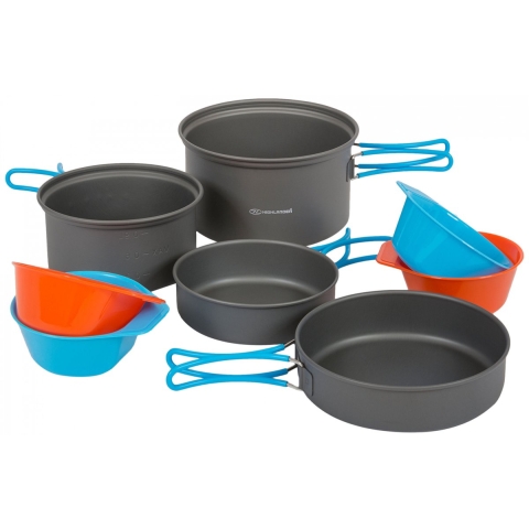 Highlander Kookset 1 set(s) CP211 Aluminium, Kunststof