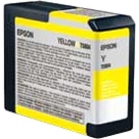 Epson Inktcartridge T5804 Origineel Geel C13T580400