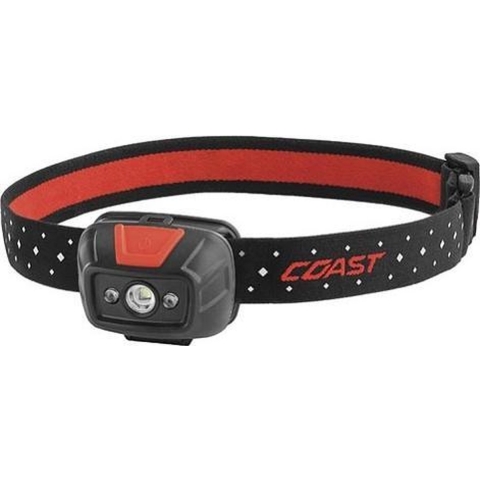 Coast fl19 hoofdlamp dimbaar rood/wit licht 320 lumen - Velleman