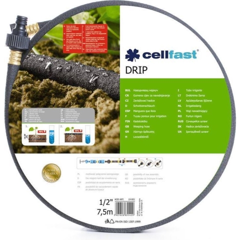 Cellfast druppelslang 1/2 inch 7.5 m - Velleman