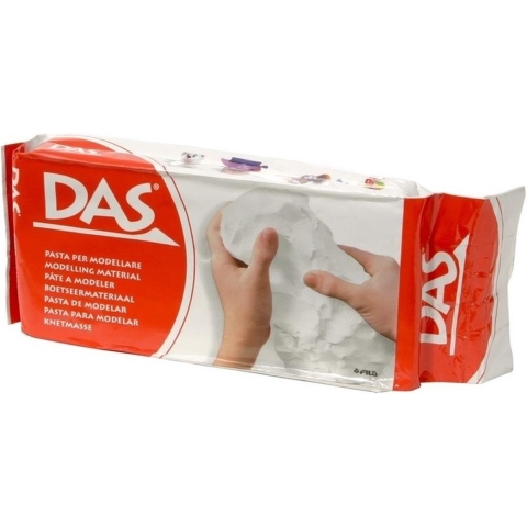 Dasklei Boetseer klei - 5x - 500 gram - wit - hobby materiaal - knutselen - kleien - kinderen -