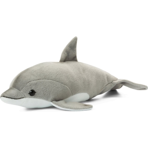 WNF pluche dolfijn knuffel grijs 40 cm -