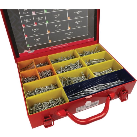 Dynaplus Assortimentskoffer Indoor Verzinkt Tx | 1600-delig - 0289.01.00410