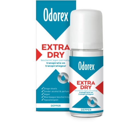 3x Odorex Extra Dry Depper 50 ml