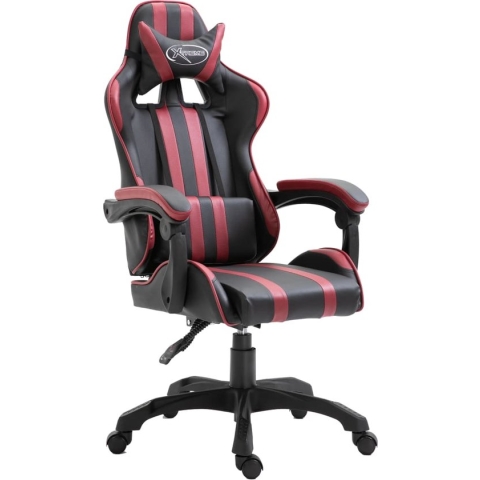 vidaXL-Gamestoel-kunstleer-wijnrood