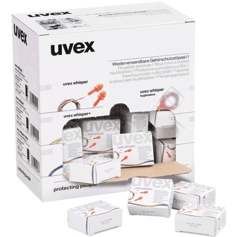 uvex 2111201 whisper Oordoppen 23 dB Vaker te gebruiken 50 paar