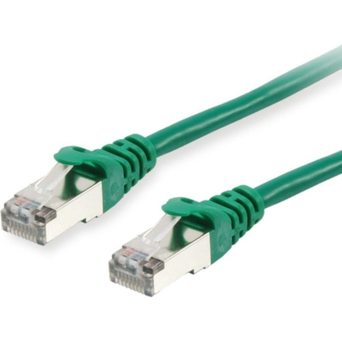 Equip 605549 RJ45 Netwerkkabel, patchkabel CAT 6 S/FTP 20.00 m Groen Vergulde steekcontacten 1 stuk(s)