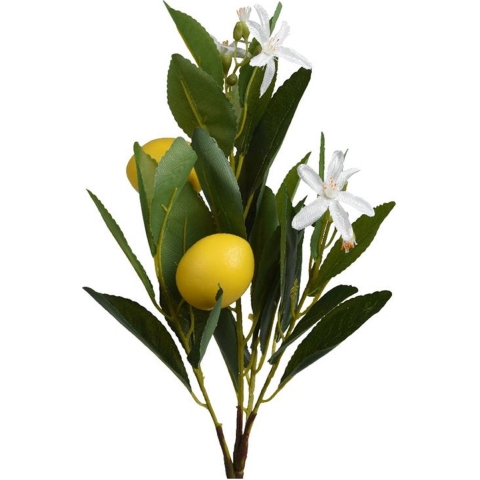 Kunstbloem Citroen h56cm
