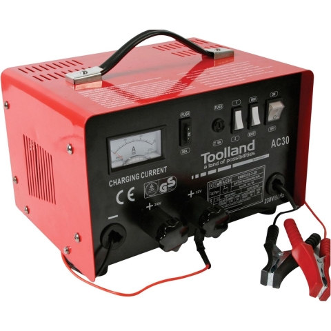Lader voor 12/24 v lood-zuurbatterijen met boostfunctie 20 a - Velleman