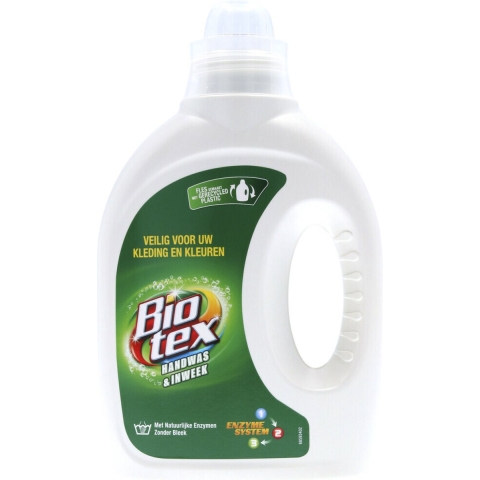 5x Biotex Vloeibaar Wasmiddel Handwas&Inweek 750 ml