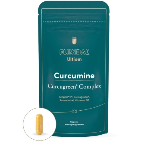 Ultiem Curcumine Curcugreen® Complex 90 capsules - 90 Capsules - Flinndal
