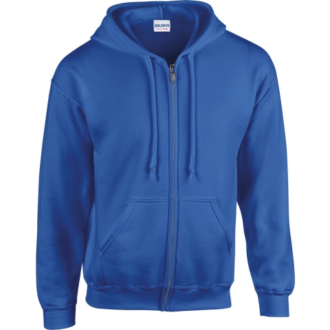 Gildan G18600 Heavy Blend™ Adult Full Zip Hooded Sweatshirt - Royal - 5XL