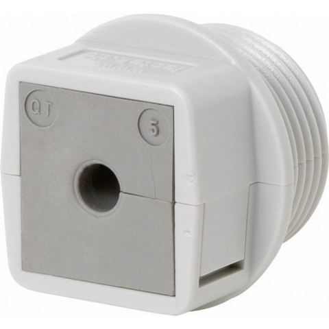 Icotek QVT 25 Kabeldoorvoering Deelbaar Montagegat: M25 Polycarbonaat Grijs 1 stuk(s)