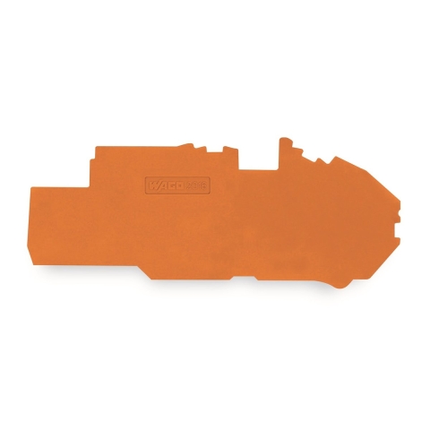 WAGO 2016-7792 Afsluit- en scheidingsplaat Oranje 100 stuk(s)
