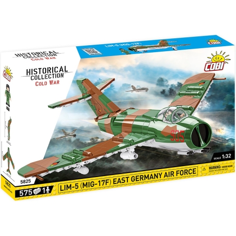 Historical Collection - Lim-5 ( MiG-17F ) East Germany Air Force Constructiespeelgoed