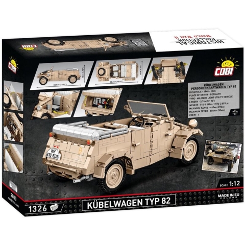 Historical Collection - Kübelwagen Personenkraftwagen Typ 82 Constructiespeelgoed