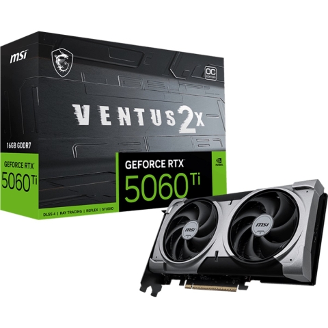 GeForce RTX 5060 Ti 16G VENTUS 2X OC PLUS Grafische kaart